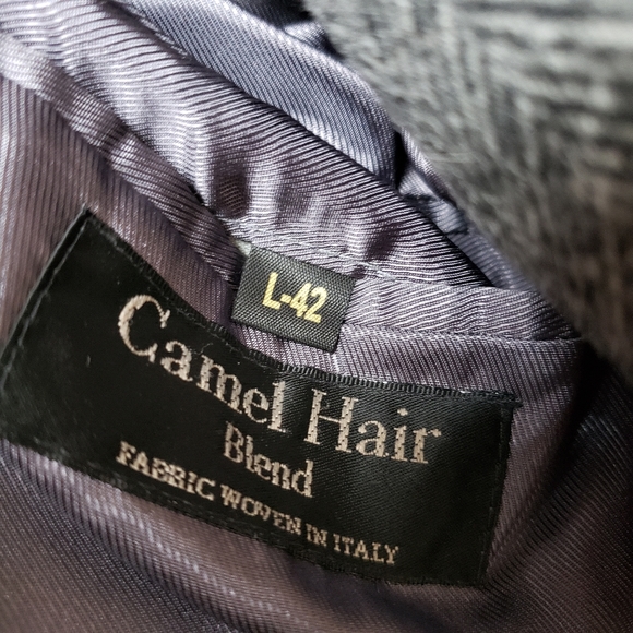 xx CHERESKIN Camel Hair Herringbone Jacket Men 42L - Picture 5 of 6